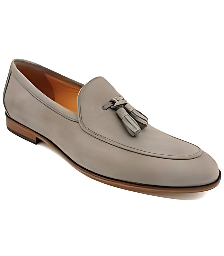 Grey Tassel Loafer