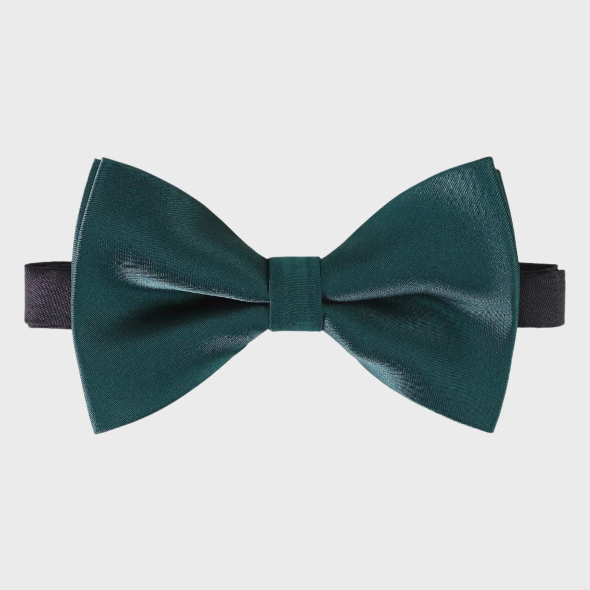 Classic Green Smooth Bow Tie