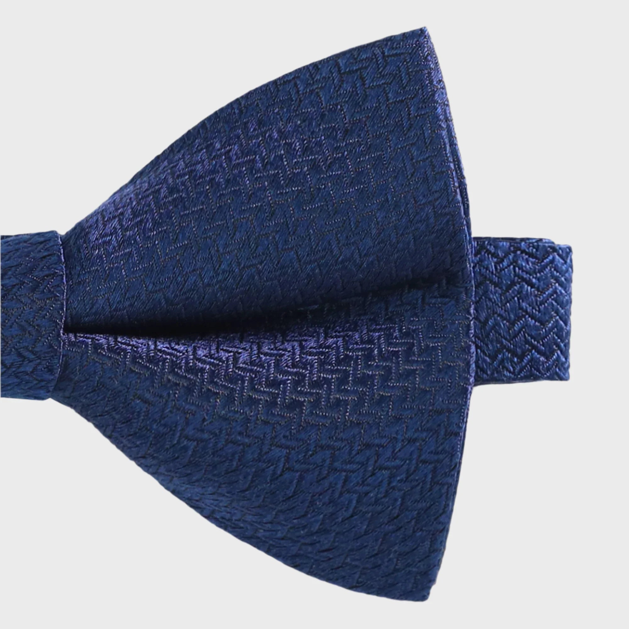 Original Textured Silk Bow Tie - Navy