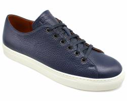 Grain Leather Sneakers