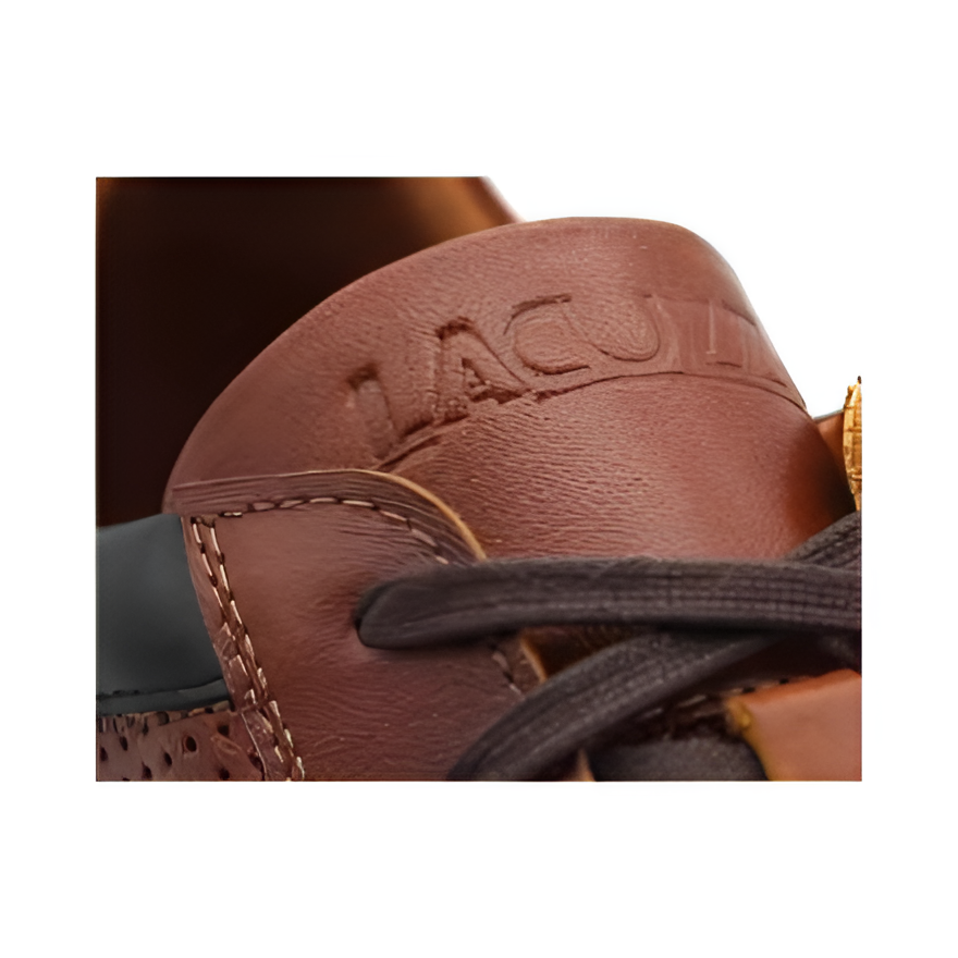 Perforated Leather Trainers