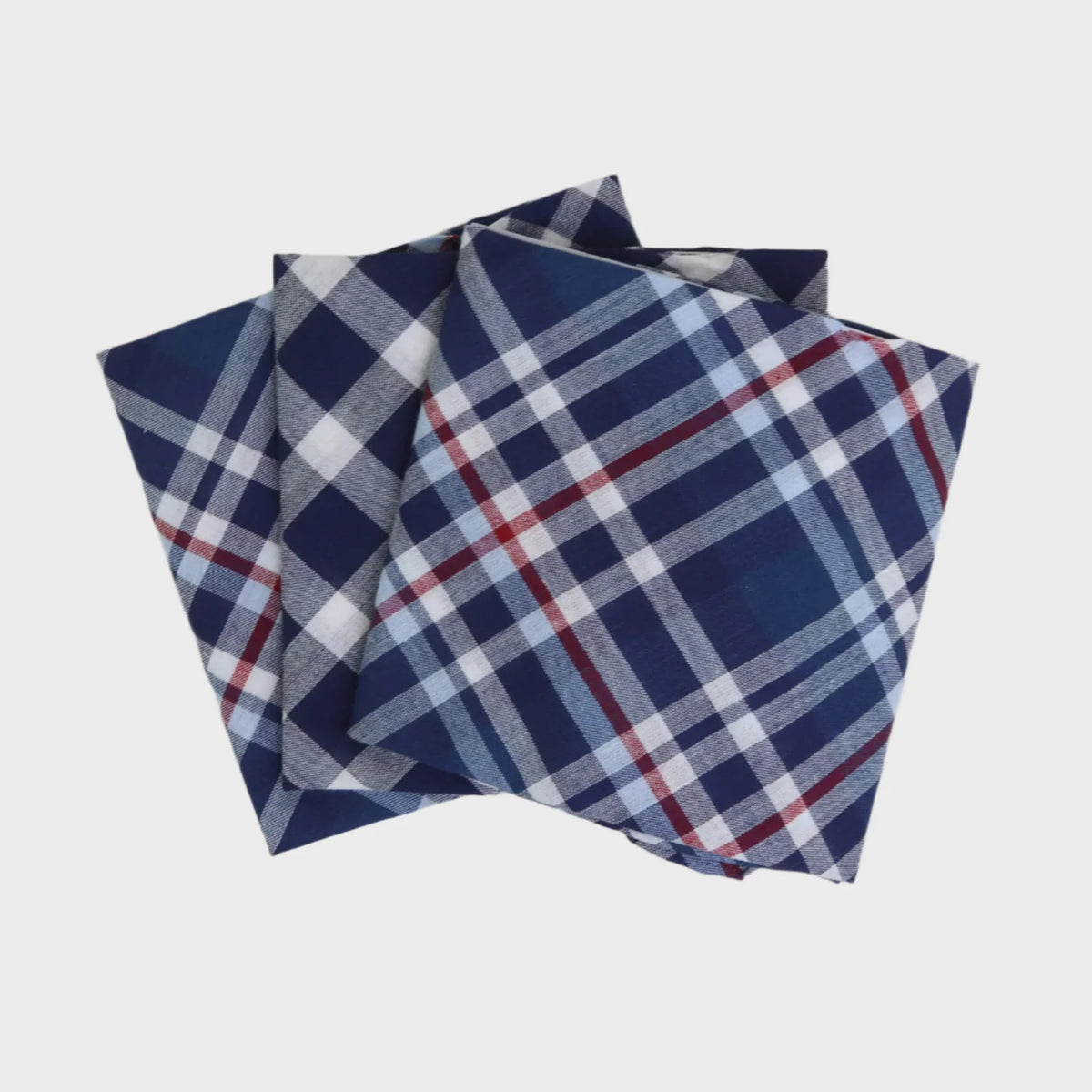 Blue/White Check Handkerchiefs