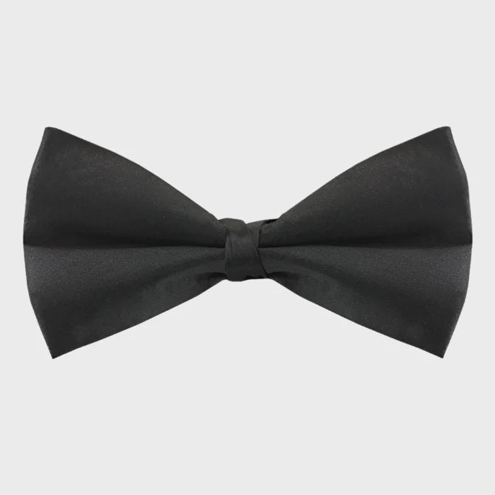 Black Silk Bow Tie