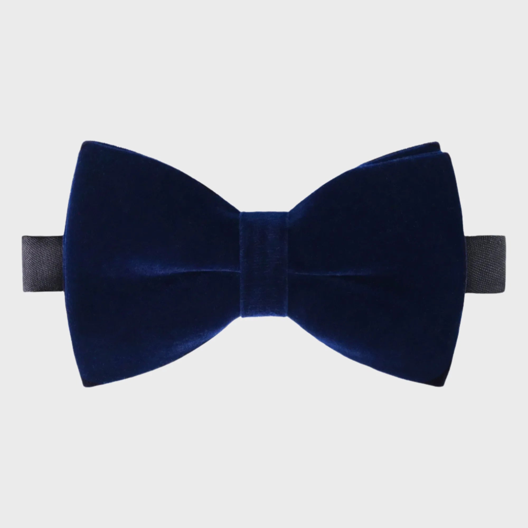 Dusk Navy Velvet Bow Tie
