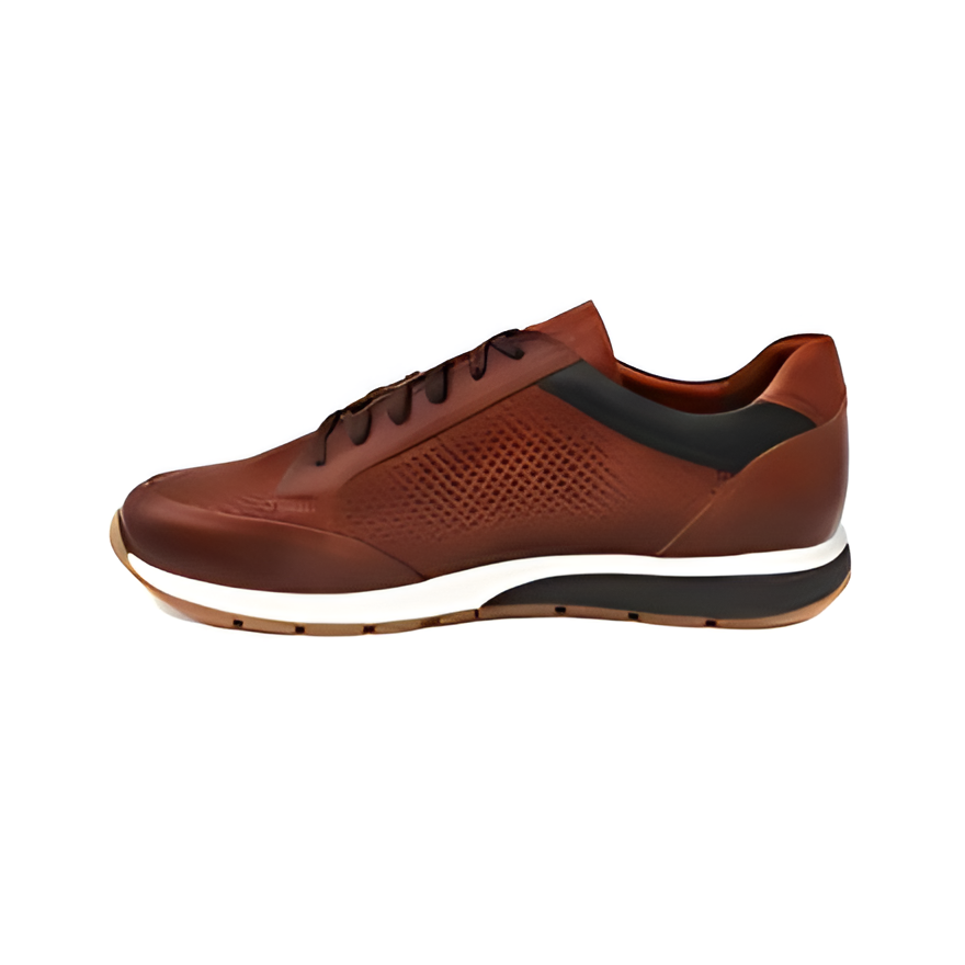 Perforated Leather Trainers