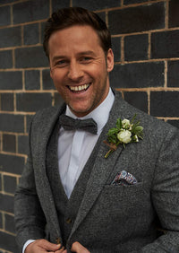 Grafton Mid Grey Premium Tweed Suit Hire