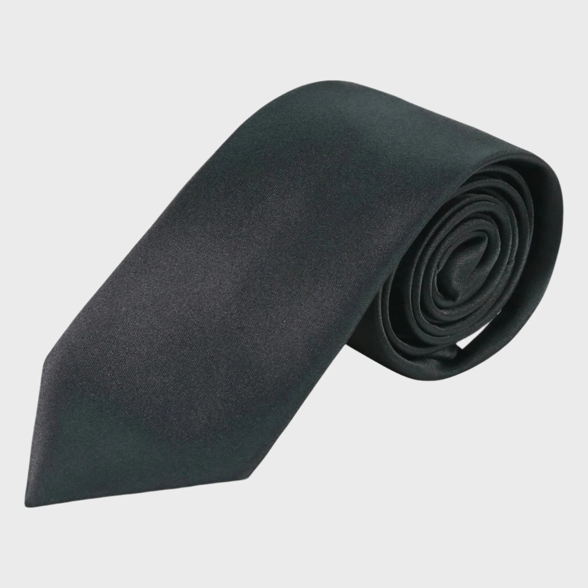 Classic Smooth Black Tie