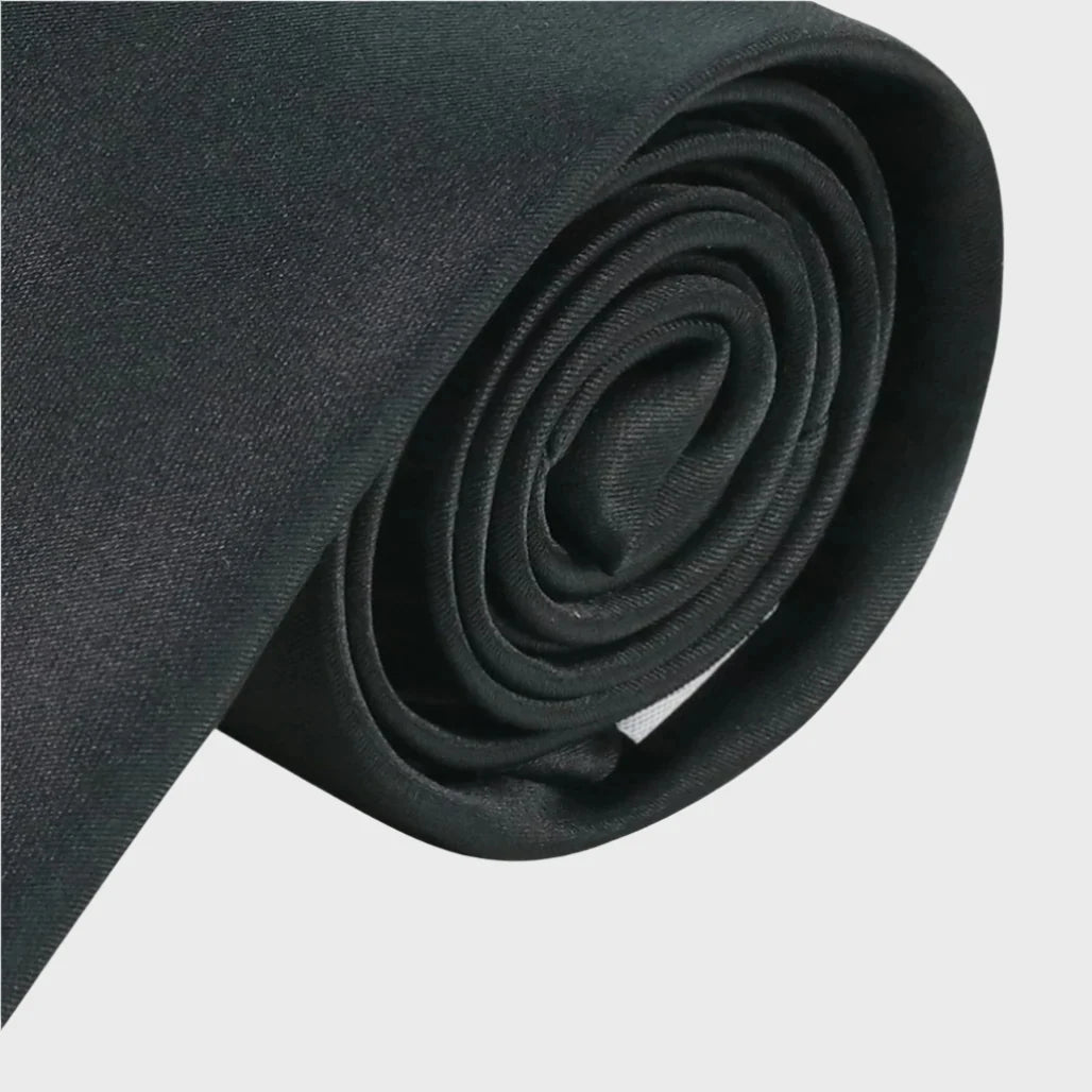 Classic Smooth Black Tie