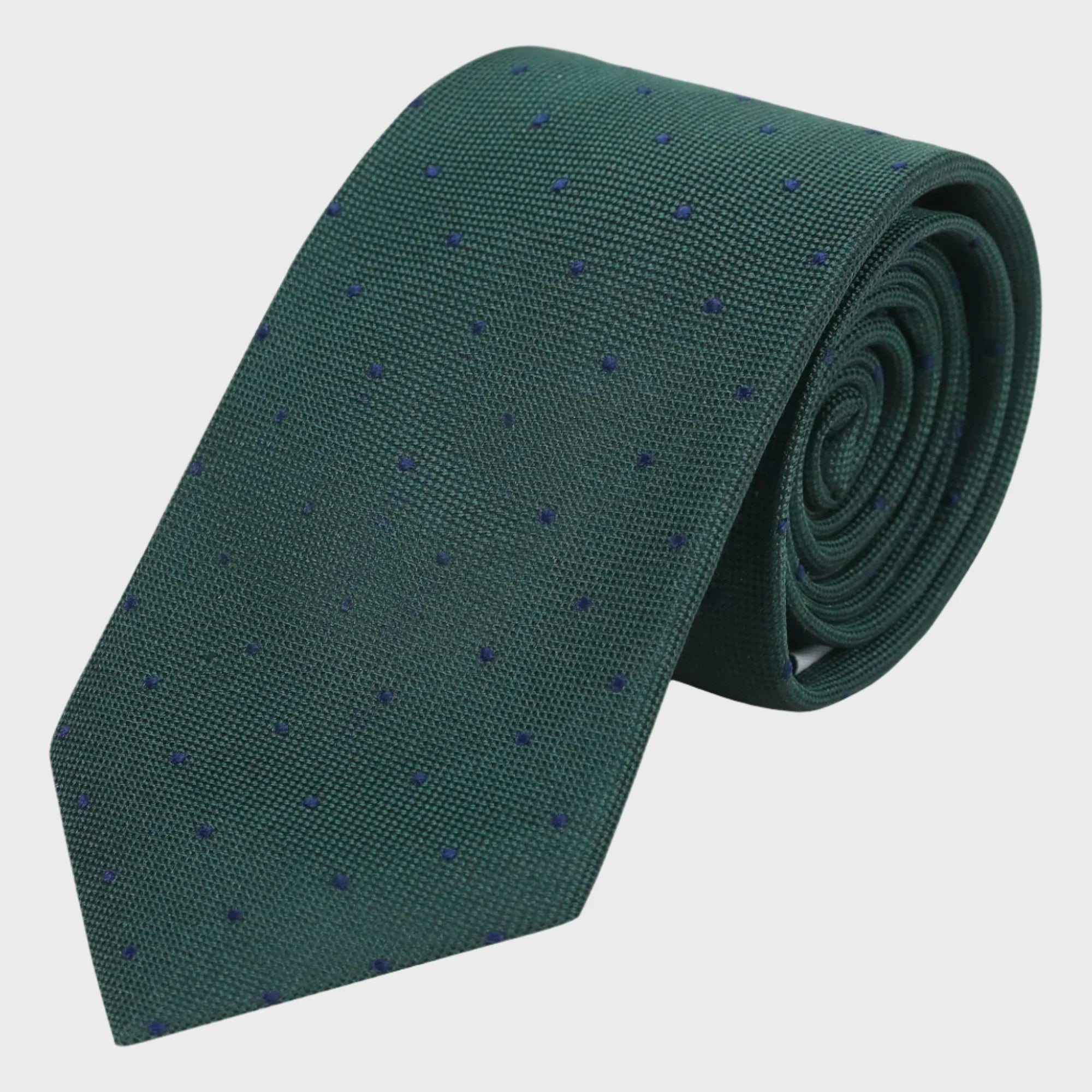 City Pin Spot Silk Tie