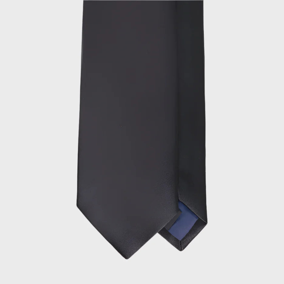 Classic Smooth Black Tie