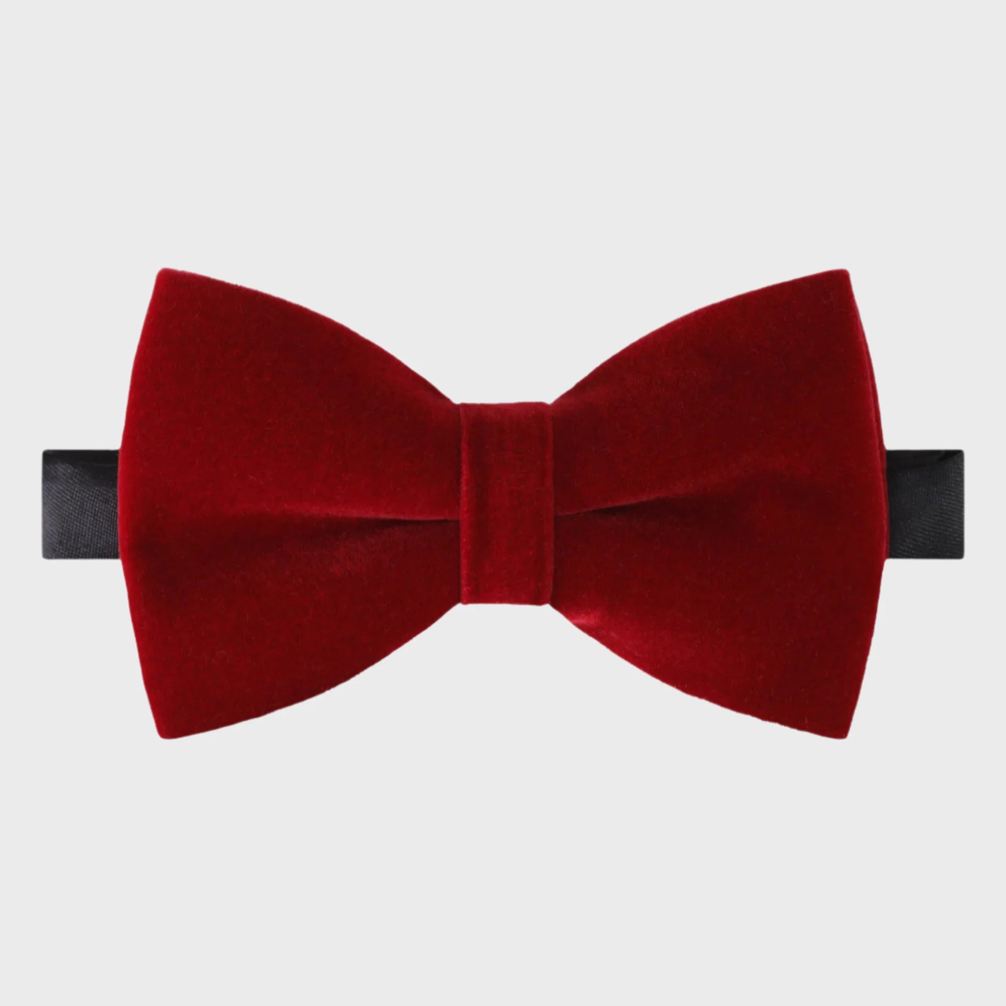 Dusk Burgundy Velvet Bow Tie