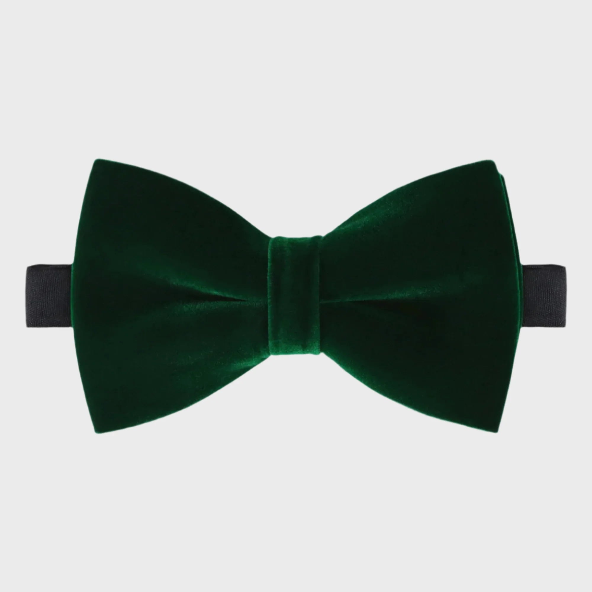 Dusk Green Velvet Bow Tie