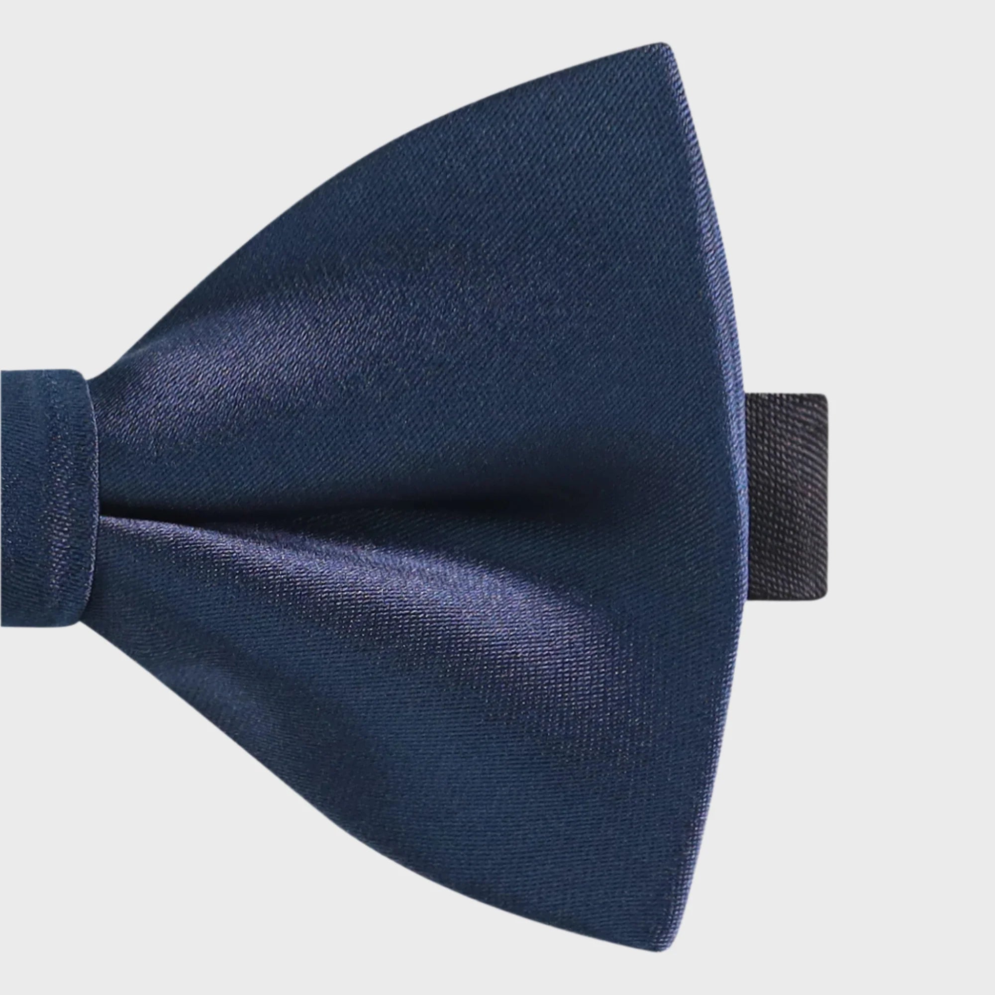 Classic Navy Smooth Bow Tie