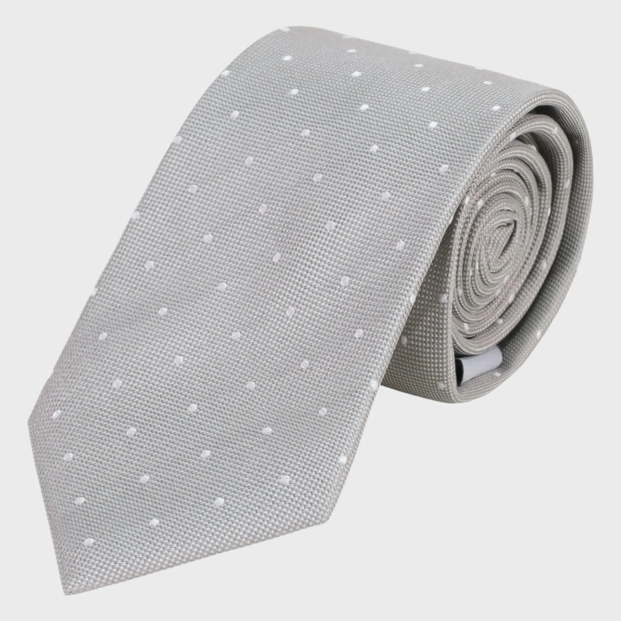 City Pin Spot Silk Tie