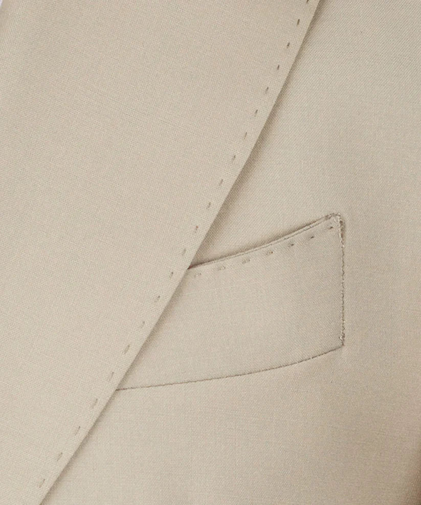 Men's 3 Piece Classic Beige Suit