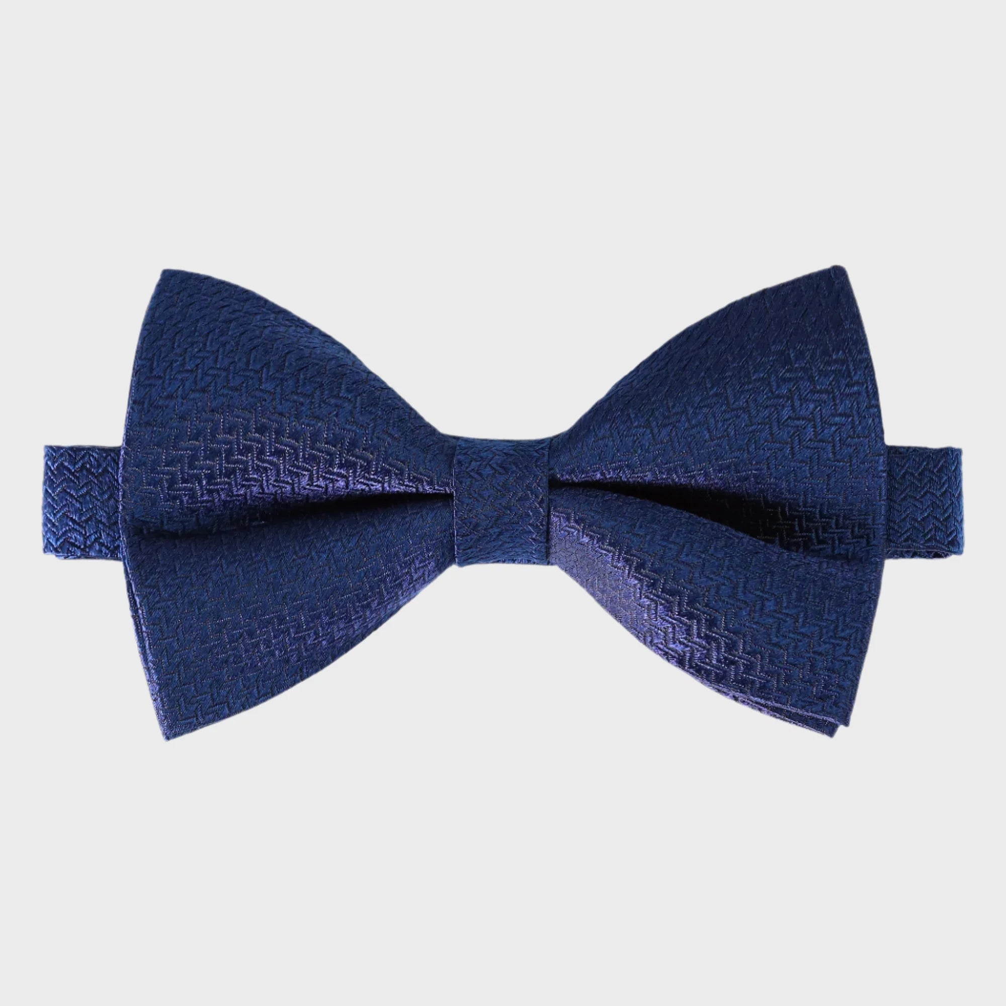 Original Textured Silk Bow Tie - Navy