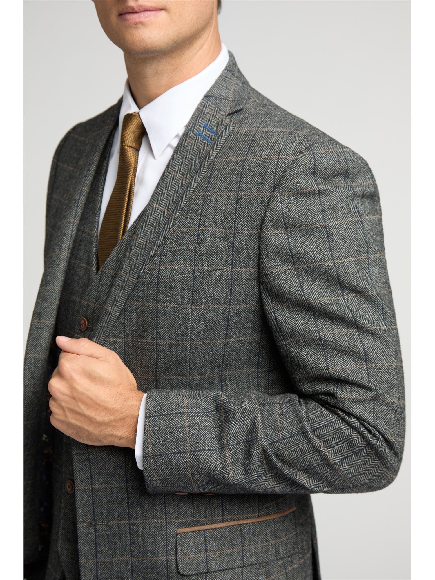 Emerson Oliver Herringbone Suit