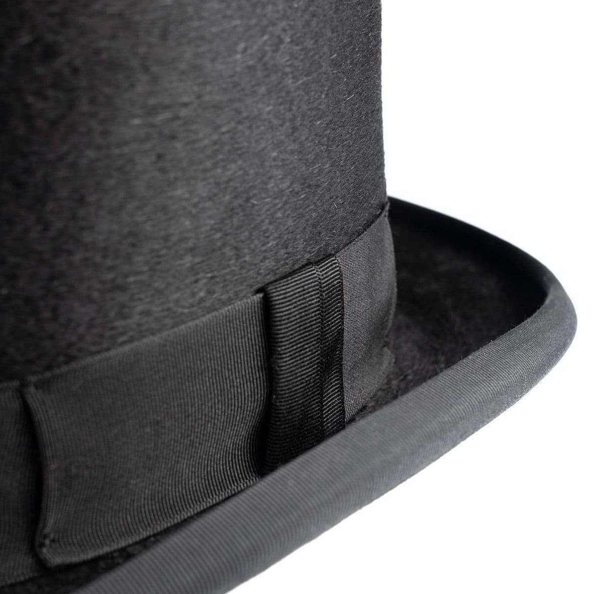 The ELBE Black Melusine Fur Felt Top Hat