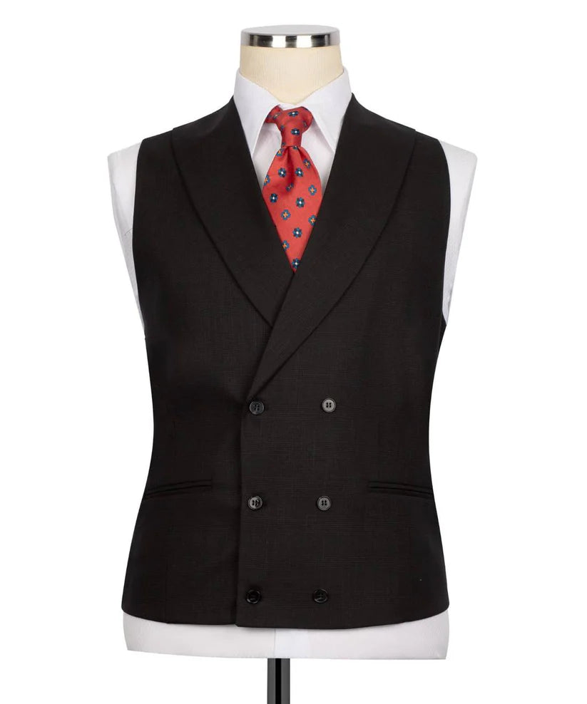 Classic 3-Piece Checkered Suit