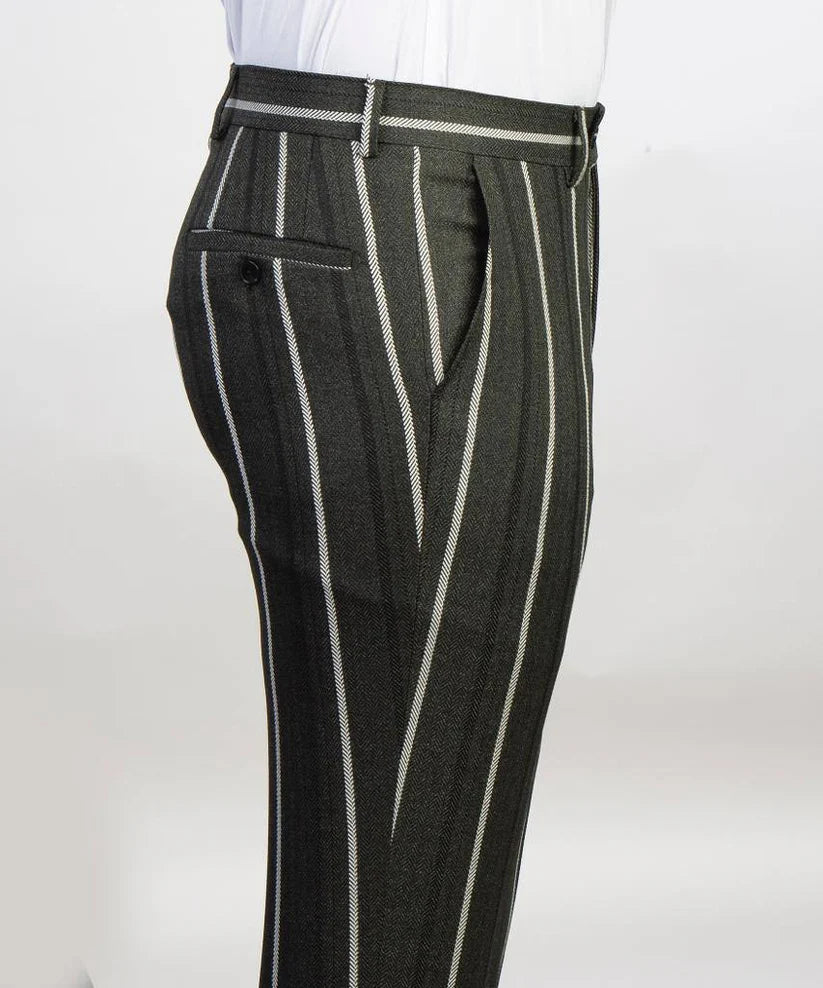 Men's Suit 2 Piece, Stripe Design