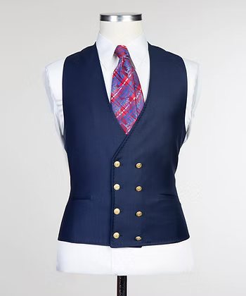 Ink Blue Three Piece Lounge Suit