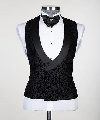 Elbe Menwear Black Skyblock Tuxedo