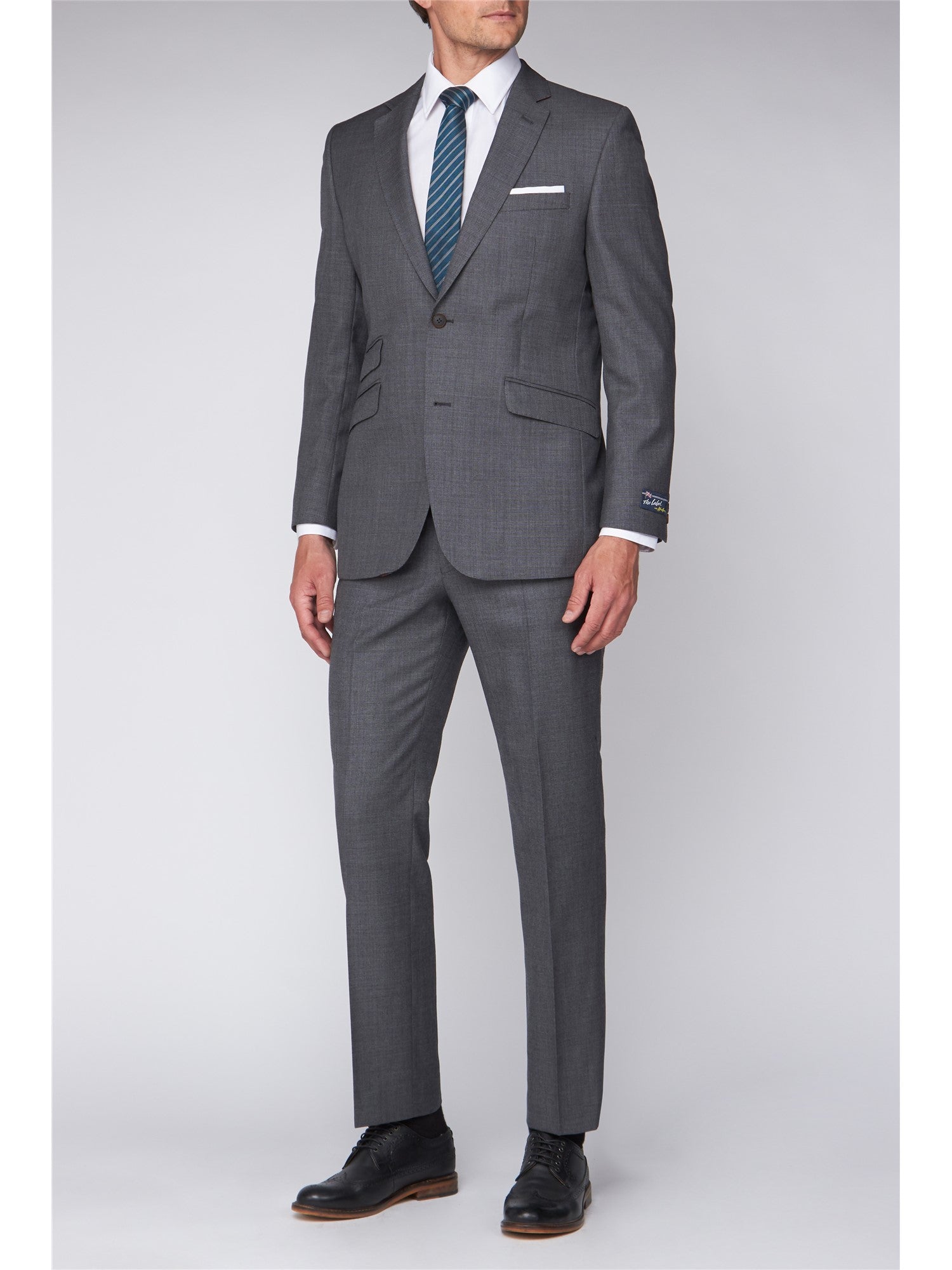 SILVER GREY SHARKSKIN