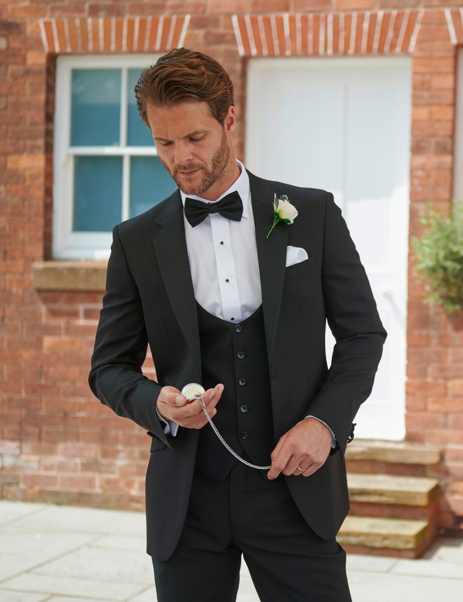Wedding Black Slim Fit Tuxedo Hire
