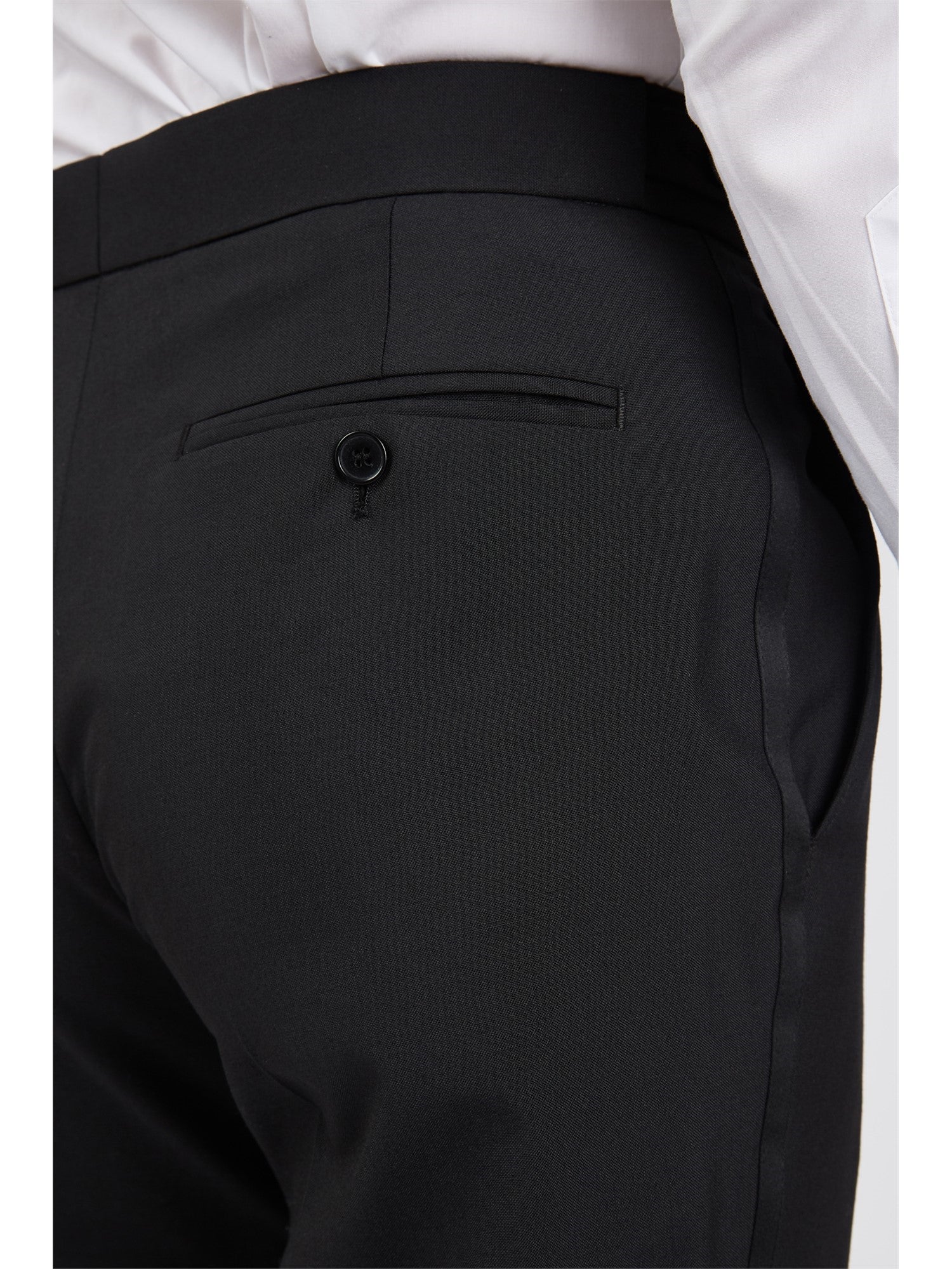 Black Plain Dresswear Tuxedo