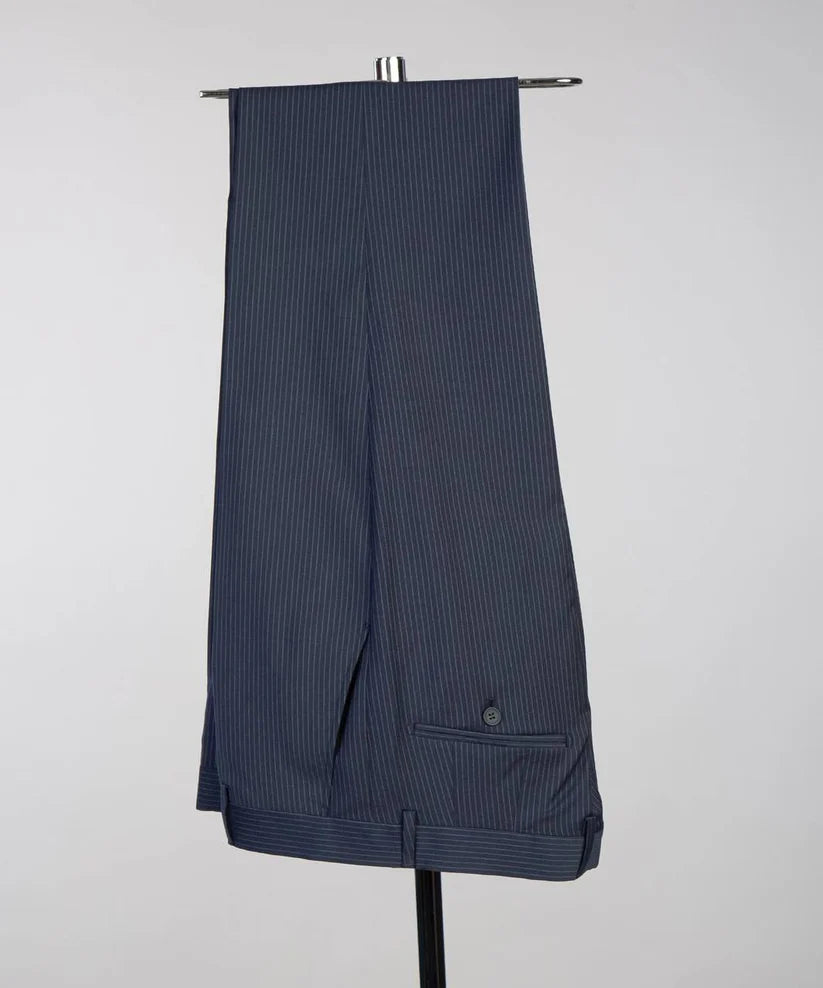 Men's Classic Stripy Suit 3 Piece Set