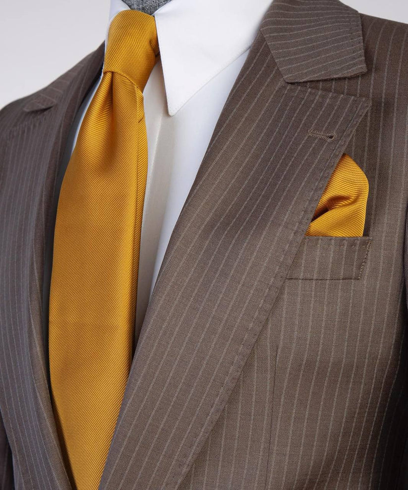 Men's Classic Stripy Suit 3 Piece Set