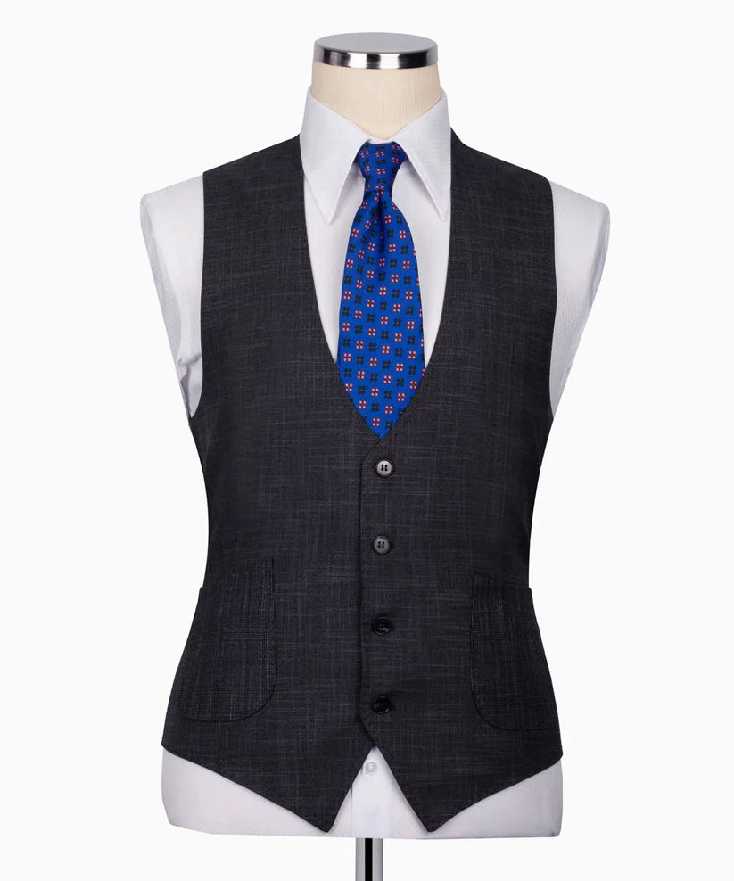 Classic Check Design 3-Piece Suit