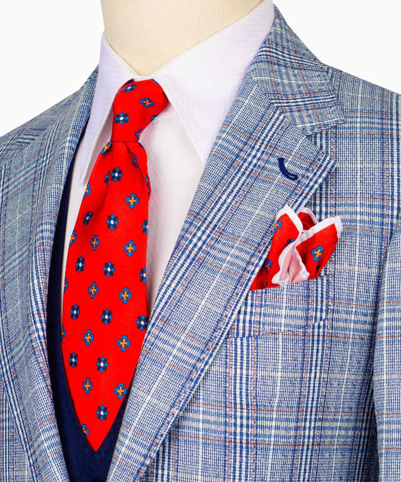 Classic Check Design 3-Piece Suit