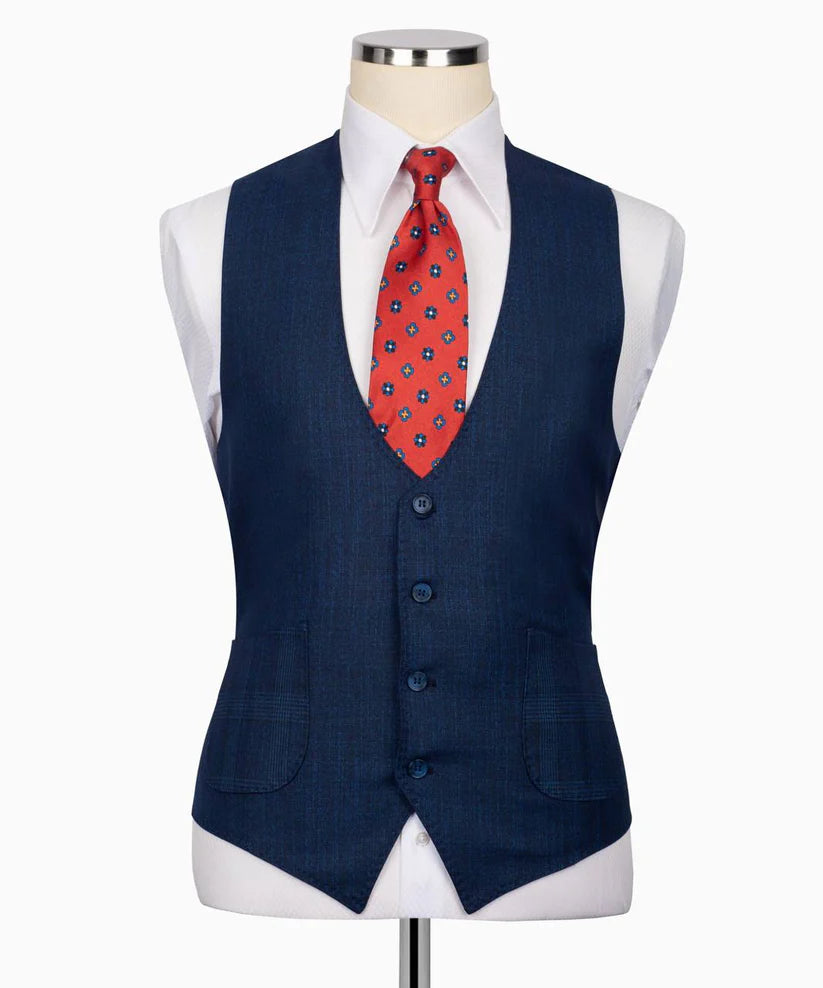 Classic Check Design 3-Piece Suit