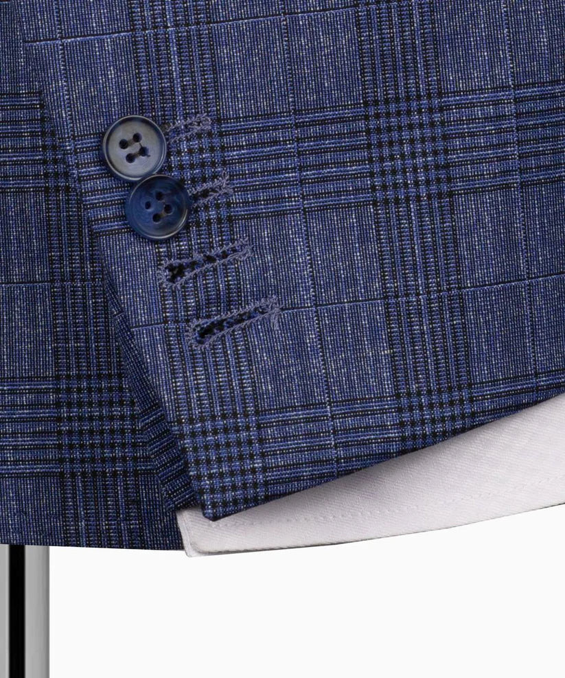 Classic Check Design 3-Piece Suit