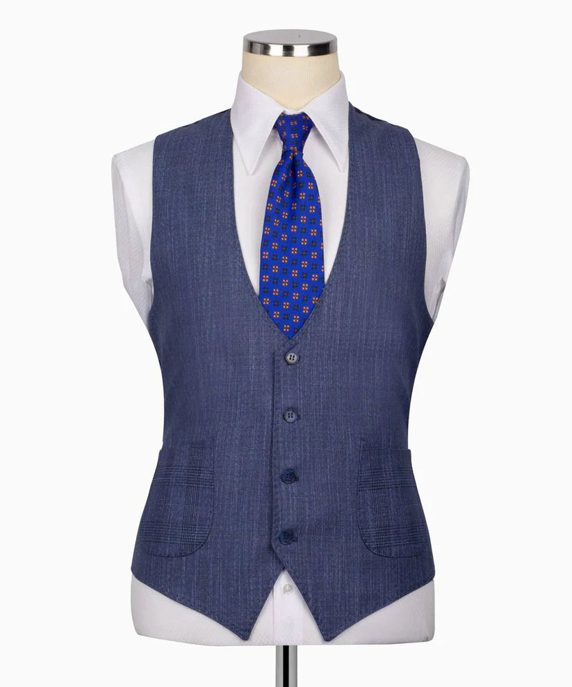 Classic Check Design 3-Piece Suit